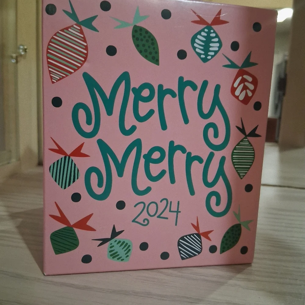 Coton Colors by Laura Johnson 2024 Exclusive Glass Christmas Ornament